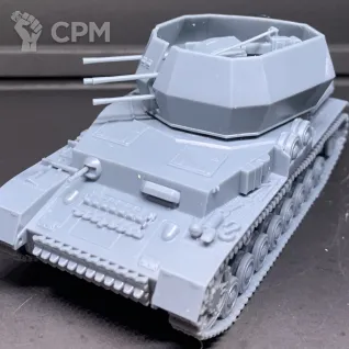 Описание картинки Flakpanzer IV «Wirbelwind» от Master of Miniatures по цене 750руб | Свободный Рынок Миниатюр - СРМ