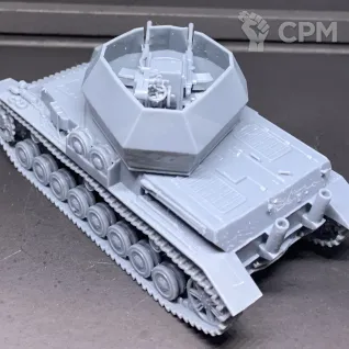Описание картинки Flakpanzer IV «Wirbelwind» от Master of Miniatures по цене 750руб | Свободный Рынок Миниатюр - СРМ