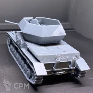 Описание картинки Flakpanzer IV «Ostwind» от Master of Miniatures по цене 750руб | Свободный Рынок Миниатюр - СРМ