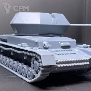 Описание картинки Flakpanzer IV «Ostwind» от Master of Miniatures по цене 750руб | Свободный Рынок Миниатюр - СРМ