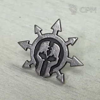 Описание картинки Chaos Knights ensign металл от Slobarev  по цене 850руб | Свободный Рынок Миниатюр - СРМ