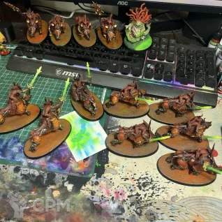 Описание картинки Армия демонов хаоса (chaos daemons army) РАСПИЛ от Семён В. по цене 150 000руб | Свободный Рынок Миниатюр - СРМ