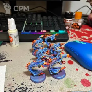 Описание картинки Армия демонов хаоса (chaos daemons army) РАСПИЛ от Семён В. по цене 150 000руб | Свободный Рынок Миниатюр - СРМ
