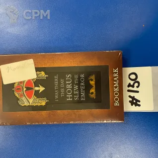 Описание картинки Bookmark Horus Heresy Black Library LIMITED #150-нп от WakoLab по цене 950руб | Свободный Рынок Миниатюр - СРМ