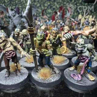 Описание картинки Deadwalker Zombies 20 штук от Dmiter по цене 8 000руб | Свободный Рынок Миниатюр - СРМ
