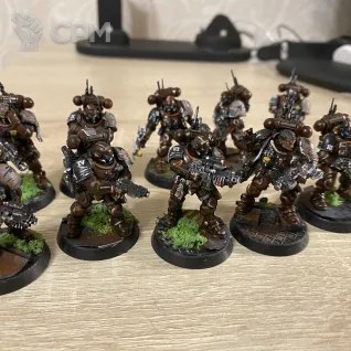 Описание картинки Primaris Infiltrators Кровавые вороны от Zibedy по цене 3 000руб | Свободный Рынок Миниатюр - СРМ