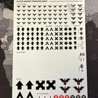 Описание картинки Blood Ravens Transfer Sheet от yooreek по цене 900руб | Свободный Рынок Миниатюр - СРМ