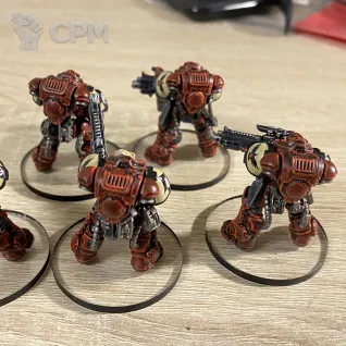 Описание картинки Heavy Intercessors Кровавые вороны от Zibedy по цене 4 000руб | Свободный Рынок Миниатюр - СРМ