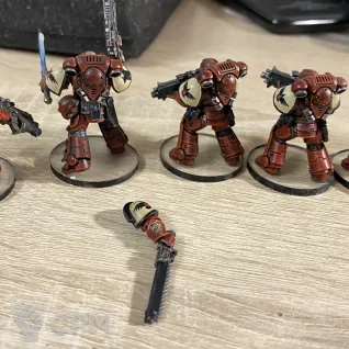 Описание картинки Primaris Intercessors Кровавые вороны от Zibedy по цене 3 000руб | Свободный Рынок Миниатюр - СРМ