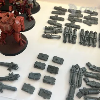 Описание картинки Crisis battlesuit от Заяц_ по цене 10 000руб | Свободный Рынок Миниатюр - СРМ