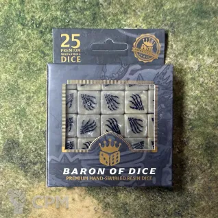 Описание картинки Baron of Dice undead dice set от Slobarev  по цене 5 500руб | Свободный Рынок Миниатюр - СРМ