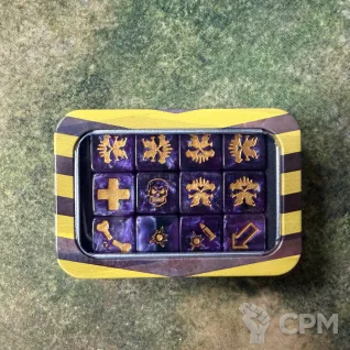 Описание картинки Baron of dice Necromunda dice set от Slobarev  по цене 3 900руб | Свободный Рынок Миниатюр - СРМ