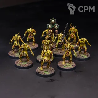 Описание картинки Plaguebearers от Monger по цене 15 950руб | Свободный Рынок Миниатюр - СРМ