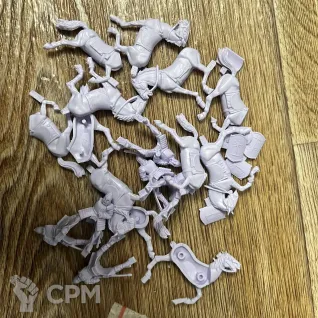 Описание картинки Horses из набора Knights of Minas Tirith Властелин колец от ColinPJ по цене 550руб | Свободный Рынок Миниатюр - СРМ
