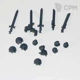 Описание картинки Black Templars Sword Brethren squad от OMG_SL по цене 4 990руб | Свободный Рынок Миниатюр - СРМ