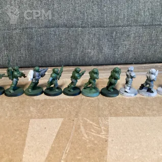 Описание картинки Cadian shock troopers от User57488 по цене 2 800руб | Свободный Рынок Миниатюр - СРМ