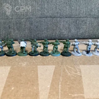 Описание картинки Cadian shock troopers от User57488 по цене 2 800руб | Свободный Рынок Миниатюр - СРМ
