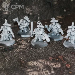 Описание картинки Black Templars Sword Brethren squad #2 от OMG_SL по цене 4 500руб | Свободный Рынок Миниатюр - СРМ