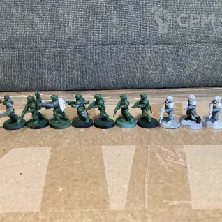Описание картинки Cadian shock troopers от User57488 по цене 2 800руб | Свободный Рынок Миниатюр - СРМ