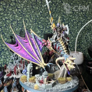 Описание картинки Vampire Lord on Zombie Dragon от Dmiter по цене 15 000руб | Свободный Рынок Миниатюр - СРМ