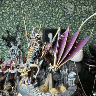 Описание картинки Vampire Lord on Zombie Dragon от Dmiter по цене 13 000руб | Свободный Рынок Миниатюр - СРМ