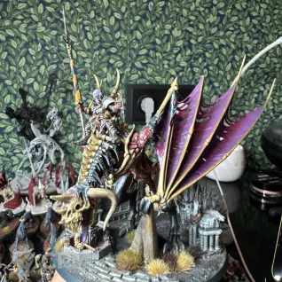 Описание картинки Vampire Lord on Zombie Dragon от Dmiter по цене 15 000руб | Свободный Рынок Миниатюр - СРМ