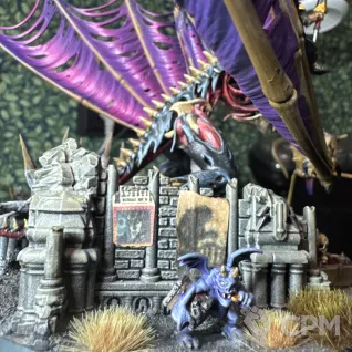 Описание картинки Vampire Lord on Zombie Dragon от Dmiter по цене 13 000руб | Свободный Рынок Миниатюр - СРМ