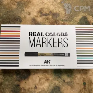 Описание картинки Real colors Markers set от Slobarev  по цене 9 500руб | Свободный Рынок Миниатюр - СРМ