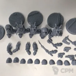 Описание картинки Chaos Space Marines Terminators от WahaShop по цене 1 200руб | Свободный Рынок Миниатюр - СРМ