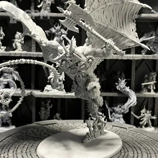 Описание картинки Daemons Of Khorne Bloodthirster scan от Houston Program по цене 1 400руб | Свободный Рынок Миниатюр - СРМ