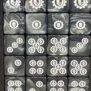 Описание картинки Mechanicus dice от Заяц_ по цене 4 000руб | Свободный Рынок Миниатюр - СРМ