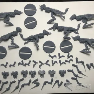 Описание картинки Tyranid Hormagaunt Brood от WahaShop по цене 1 700руб | Свободный Рынок Миниатюр - СРМ