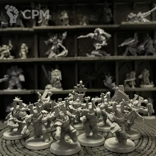 Описание картинки Khorne Berzerkers от HoustonSpace  по цене 800руб | Свободный Рынок Миниатюр - СРМ