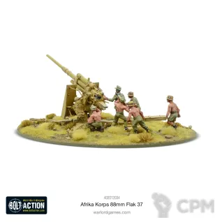Описание картинки AFRIKA KORPS 8.8CM FLAK 37 (28MM) от ColinPJ по цене 2 250руб | Свободный Рынок Миниатюр - СРМ
