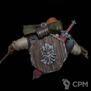 Описание картинки Broin The Dragon Hunter от EvilElviPaint по цене 7 000руб | Свободный Рынок Миниатюр - СРМ