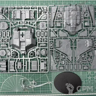 Описание картинки Deathwatch Corvus Blackstar от Slobarev  по цене 7 000руб | Свободный Рынок Миниатюр - СРМ