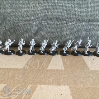 Описание картинки Death Korps of Krieg Infantry Squad от User57488 по цене 1 600руб | Свободный Рынок Миниатюр - СРМ