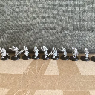 Описание картинки Death Korps of Krieg Infantry Squad от User57488 по цене 1 600руб | Свободный Рынок Миниатюр - СРМ