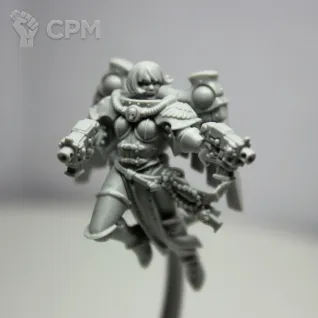 Описание картинки Adepta Sororitas Seraphim Squad от Mechanic по цене 800руб | Свободный Рынок Миниатюр - СРМ