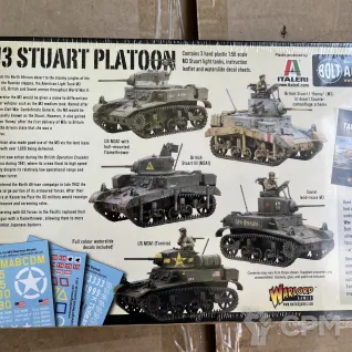 Описание картинки М3 Stuart Platoon от ColinPJ по цене 7 300руб | Свободный Рынок Миниатюр - СРМ