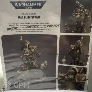 Описание картинки Death Guard Lord of Virulence + Foul Blightspawn от ABersenev по цене 9 500руб | Свободный Рынок Миниатюр - СРМ