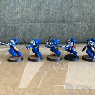 Описание картинки Assault intercessor squad от User57488 по цене 2 400руб | Свободный Рынок Миниатюр - СРМ