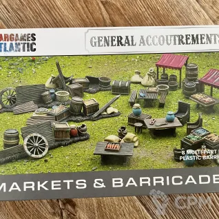 Описание картинки Wargames Atlantic market barricades от ColinPJ по цене 4 750руб | Свободный Рынок Миниатюр - СРМ