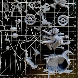 Описание картинки Gorebeast Chariot от R.E.print по цене 799руб | Свободный Рынок Миниатюр - СРМ
