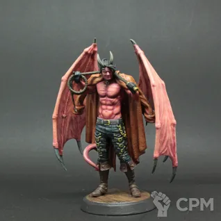 Описание картинки Демон с хлыстом от ArtSculpt по цене 800руб | Свободный Рынок Миниатюр - СРМ