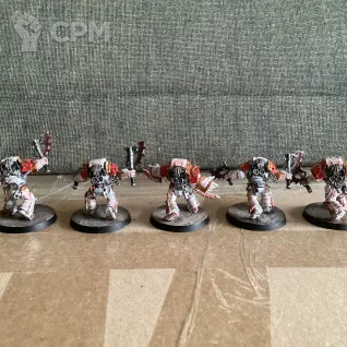 Описание картинки chaos terminator squad World eaters red butchers от User57488 по цене 2 600руб | Свободный Рынок Миниатюр - СРМ