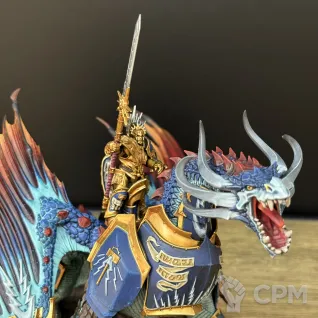 Описание картинки Lord Celestant on Stardrake от OlgaIvanovna по цене 18 500руб | Свободный Рынок Миниатюр - СРМ