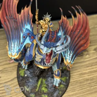 Описание картинки Lord Celestant on Stardrake от OlgaIvanovna по цене 18 500руб | Свободный Рынок Миниатюр - СРМ