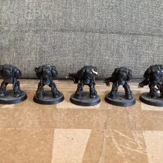 Описание картинки HEAVY INTERCESSOR SQUAD от User57488 по цене 1 800руб | Свободный Рынок Миниатюр - СРМ