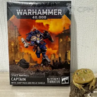 Описание картинки Captain with Jump Pack and Relic Shield от Lightman по цене 3 700руб | Свободный Рынок Миниатюр - СРМ